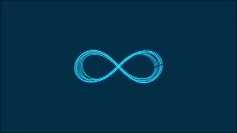 Abstract Ethereal Lemniscate Flow Seamless motion Loop Stock-Footage 343201374