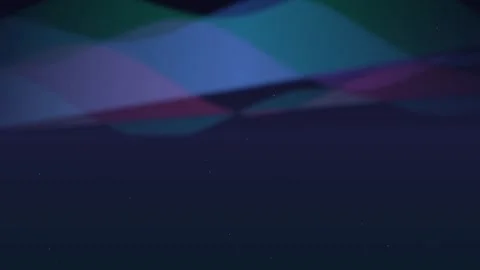 Abstract ethereal light waves glowing against a deep dark starry night sky Video stock 335118076