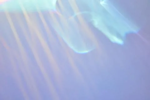 Abstract ethereal rainbow light overlay effect, holographic light refraction Stock Illustration