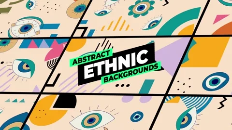 Abstract Ethnic Backgrounds Catálogo de After Effects