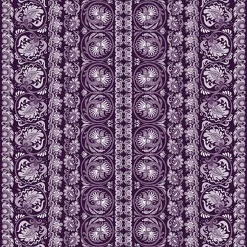 Abstract ethnic floral pattern, vector background Stock-Illustration