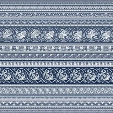 Abstract ethnic floral pattern, vector background 스톡 일러스트