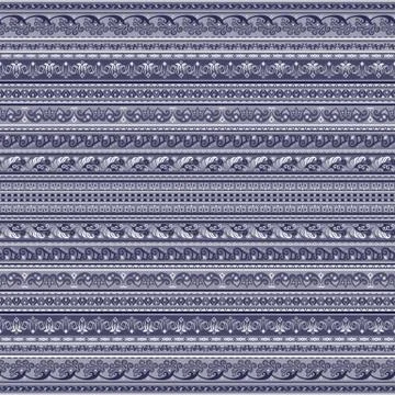 Abstract ethnic floral pattern, vector background イラスト素材