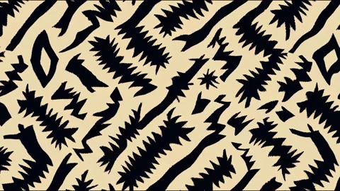 Abstract ethnic geometric animation design for background or wallpaper,Ikat Stock Footage 220121663