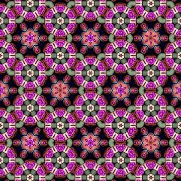 Abstract ethnic geometric pattern design for background or wallpaper in viole イラスト素材