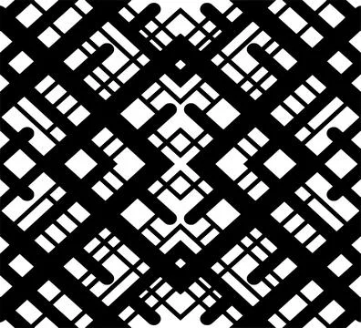 Abstract ethnic geometric pattern design for background Stock Illustration