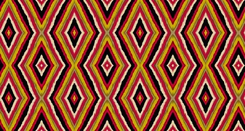 Abstract ethnic geometric pattern design for background or wallpaper,clothi.. 库存插图