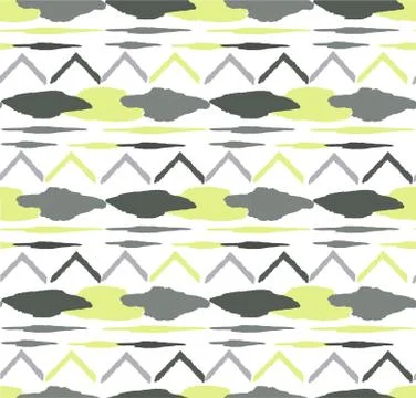 Abstract ethnic pattern and background uneven shapes Stock Illustration