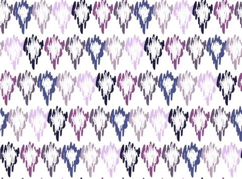 Abstract ethnic pattern background uneven shapes, boho Stock Illustration