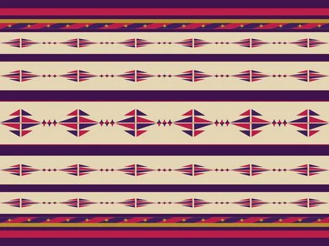 Abstract ethnic pattern. Illustrazione stock