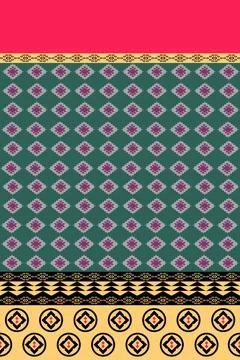 Abstract ethnic pattern. Illustrazione stock