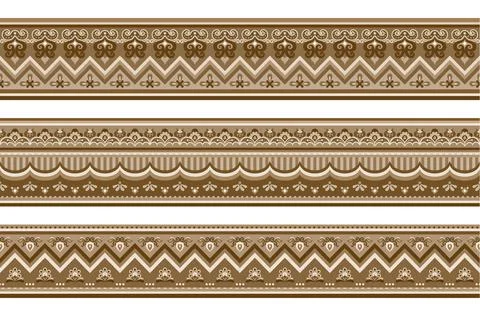 Abstract ethnic pattern, ornamental background 库存插图