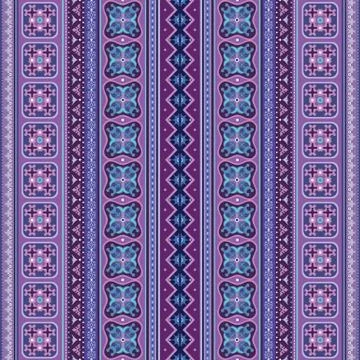 Abstract ethnic stripe pattern, vector background Stock Illustration