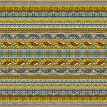 Abstract ethnic stripe pattern, vector background Ilustração Stock