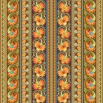 Abstract ethnic stripe pattern, vector background Stock Illustration