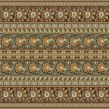 Abstract ethnic stripe pattern, vector background Stock Illustration