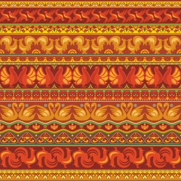 Abstract ethnic stripe pattern, vector background Stock-Illustration