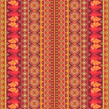 Abstract ethnic stripe pattern, vector background 스톡 일러스트