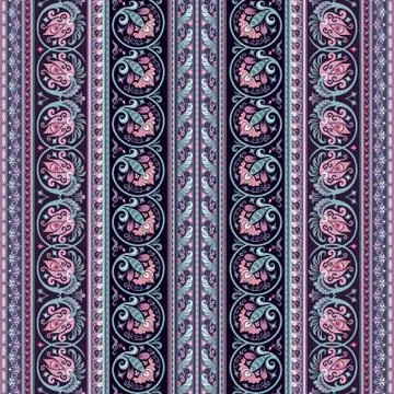 Abstract ethnic stripe pattern, vector background Stock Illustration