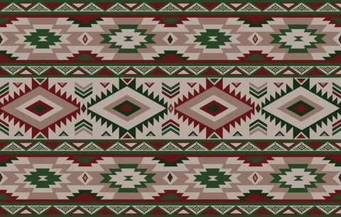 Abstract ethnic tribal native pattern wallpaper Stock Illustration