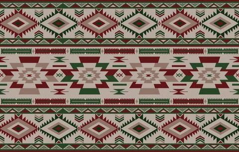 Abstract ethnic tribal native pattern wallpaper 스톡 일러스트