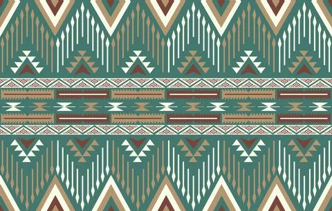 Abstract ethnic tribal native pattern wallpaper134 Stock Illustration