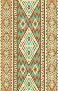 Abstract ethnic tribal native pattern wallpaper Stock Illustration