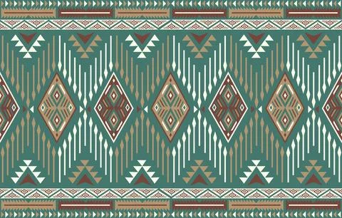 Abstract ethnic tribal native pattern wallpaper Stock Illustration