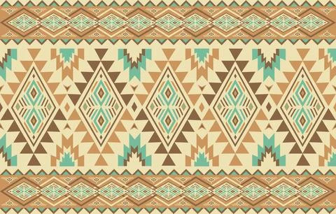 Abstract ethnic tribal native pattern wallpaper Stock Illustration