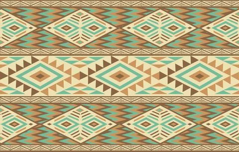 Abstract ethnic tribal native pattern wallpaper Stock Illustration