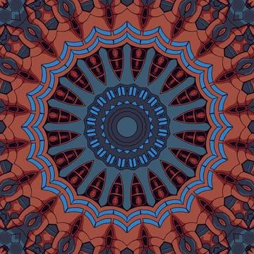Abstract ethnic vintage seamless pattern tribal background Stock Illustration