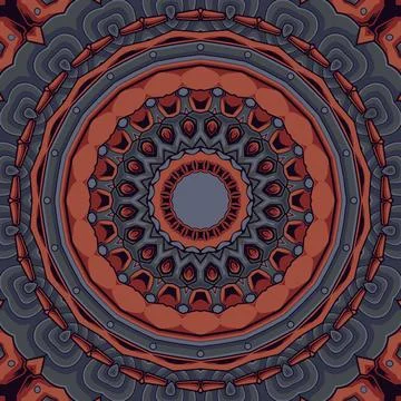 Abstract ethnic vintage seamless pattern tribal background Stock Illustration