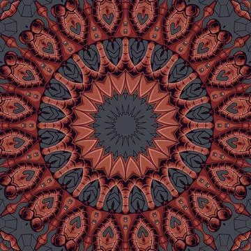 Abstract ethnic vintage seamless pattern tribal background Stock Illustration