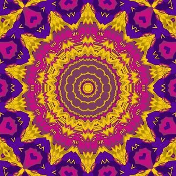 Abstract ethnic vintage seamless pattern tribal background Stock Illustration