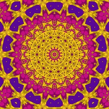 Abstract ethnic vintage seamless pattern tribal background Stock Illustration
