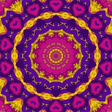 Abstract ethnic vintage seamless pattern tribal background Stock Illustration