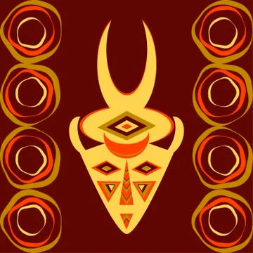 Abstract ethno pattern Stock Illustration