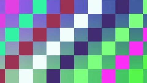 Abstract Exclusive Multicolored Geometric Shape Grid Loop Stock Footage 342080737