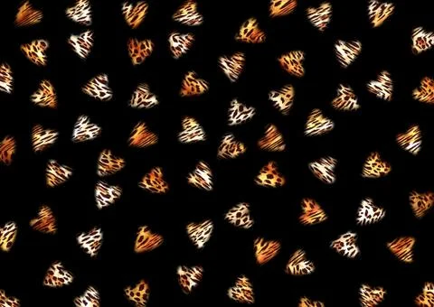 Abstract exotic leopard skin texture Stock-Illustration