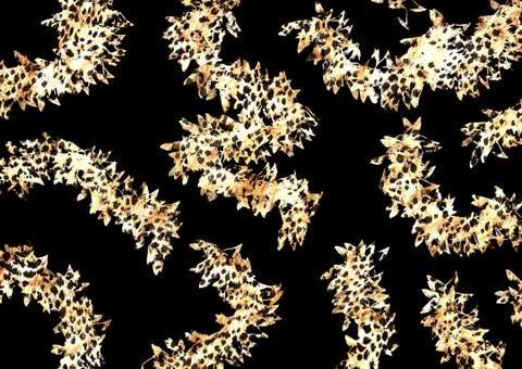 Abstract exotic leopard skin texture Stock Illustration