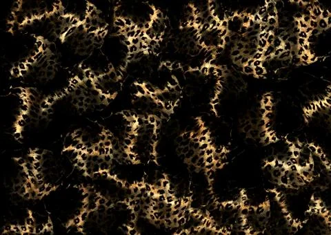 Abstract exotic leopard skin texture Stock Illustration