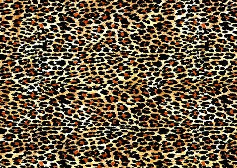Abstract exotic leopard skin texture Stock Illustration