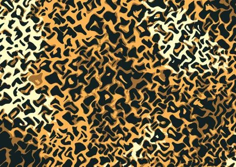 Abstract exotic leopard skin texture Stock Illustration