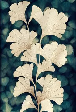 Abstract exotic plant pattern イラスト素材