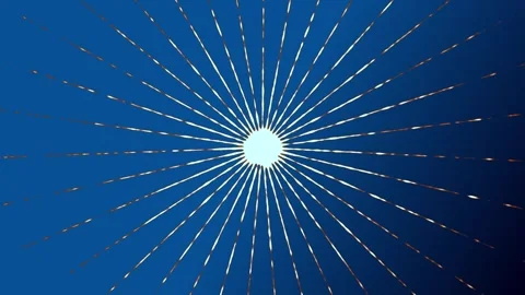 Abstract Expanding Burst Light Particle Explosion with Subtle Bokeh on Deep.. Stock Footage 342427713