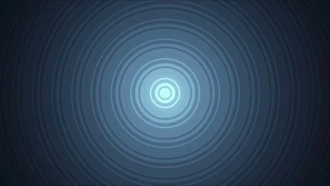 Abstract Expanding Circles Animation - Loop Light Blue Stock Footage 76242575
