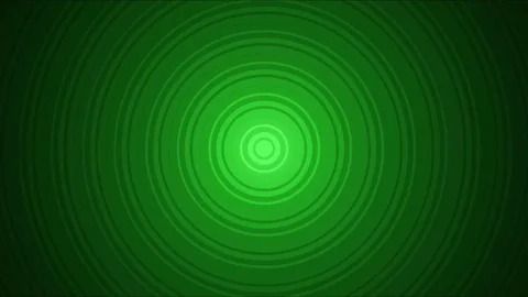 Abstract Expanding Circles Animation - Loop Green Stock Footage 76242744