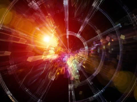 Abstract Expansion Stock Illustration