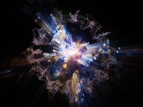 Abstract Expansion Illustrazione stock