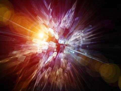 Abstract Expansion Illustrazione stock